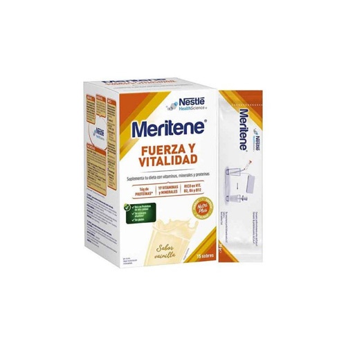 Meritene fuerza y vitalidad batido  15 sobres 30 g sabor vainilla