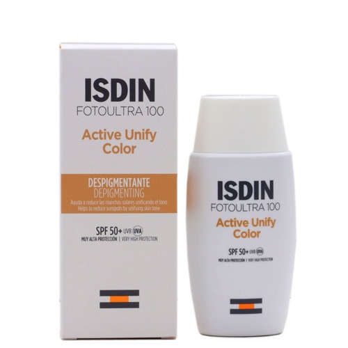 Isdin fotoultra 100 active unify  1 envase 50 ml color