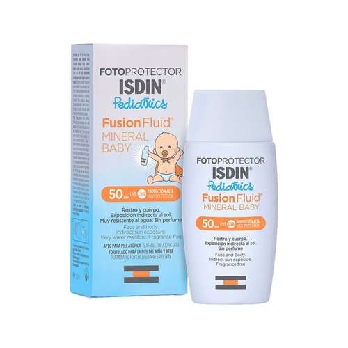 Isdin fotoprotector pediatrics fusion fluid mineral baby spf 50  1 frasco 50 ml