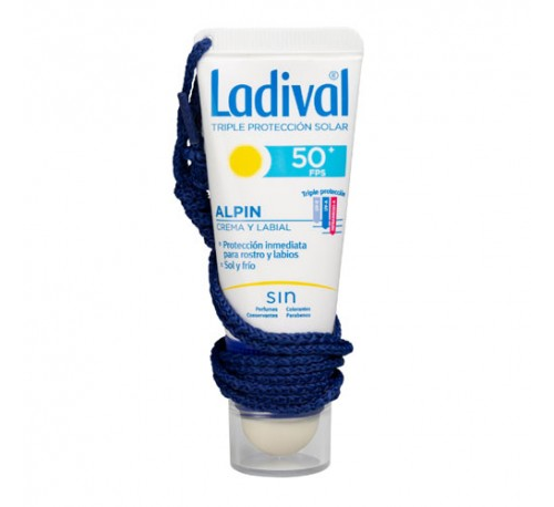 LADIVAL ALPIN FPS 50+ 20 ML CREMA + 3.2 G LABIAL