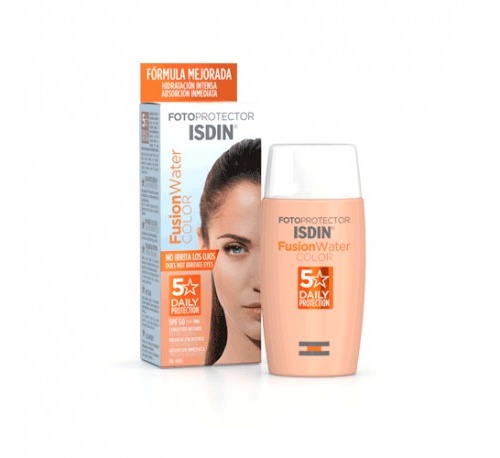 Isdin fotoprotector fusion water magic  1 frasco 50 ml color medium