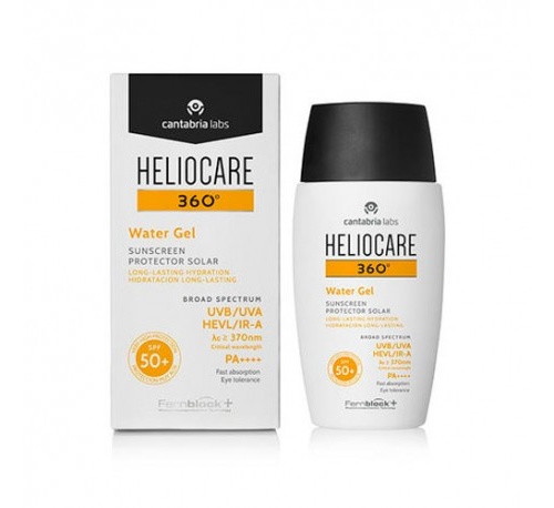 Heliocare 360º spf 50+ water gel hidratacion long-lasting - protector solar (1 envase 50 ml)