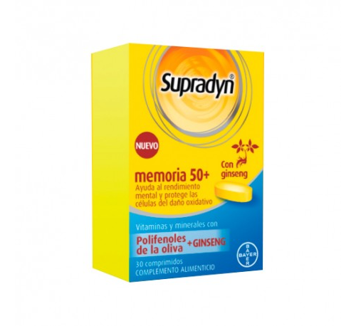 SUPRADYN MEMORIA 50+ 30 COMPRIMIDOS
