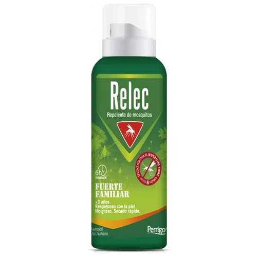 Relec fuerte familiar repelente de mosquitos de uso humano (1 envase 125 ml)