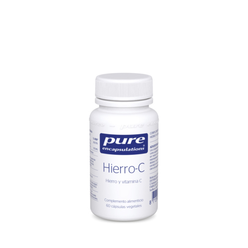PURE ENCAPSULATIONS HIERRO-C 60 CAPSULAS