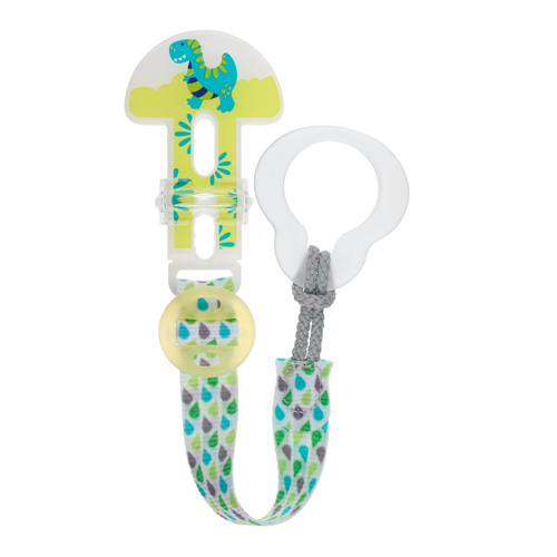 Broche para chupete y cubierta de proteccion mam clip it! & cover 1 unidad color verde - mam clip it