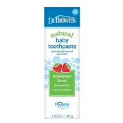 Pasta dental infantil natural bebe dr brown 1 envase 40 g fresa - bebe dr brown