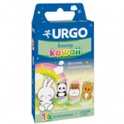 Urgo apositos infantiles - aposito adhesivo (kawai 16  unidades pack surtido)