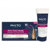 Phyto phytocyane caida  reaccional mujer ampolla