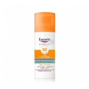 Eucerin sun protection 50+ gel creme rostro - oil control (1 envase 50 ml)