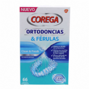 COREGA ORTODONCIAS & FERULAS 66 TABLETAS LIMPIAD