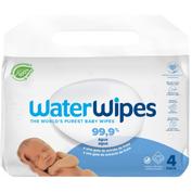 Waterwipes bebe  4 envases 60 unidades pack economico