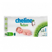 CHELINO PAÑAL INFANTIL NATURE T1 1-3KG 28 U