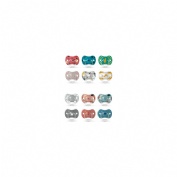 SUAVINEX CHUPETE SILICONA FISIOLOGICO 6-18M 2U