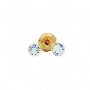 Inverness pendiente 24k (2 unidades 1040c cristal invisible 3 mm)