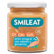 Smileat cachitos arroz integral salmon guisantes