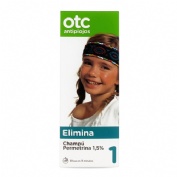 Otc antipiojos permetrina 1,5% champu - antipiojos (1 envase 125 ml)