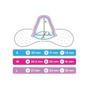 Pezonera silicona - mam (2 unidades talla pequeña)