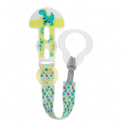 Broche para chupete y cubierta de proteccion - mam clip it! & cover (verde)