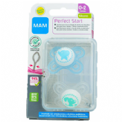 Chupete silicona - mam perfect start (0 -2 meses a pack doble)