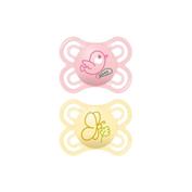 Chupete silicona - mam perfect (2 - 6 meses matt r pack doble)