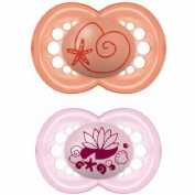 Chupete silicona simetrica mam original + 16 meses r pack doble - mam original