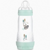 Mam biberon anti-colico 4+ azul mate 320 ml