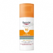 Eucerin sun protection 50+ gel creme rostro - oil control (1 envase 50 ml)