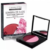 Camaleon sombra ojos grana + rosa