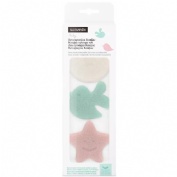 Esponja baño infantil - suavinex konjac baby set (3 unidades)