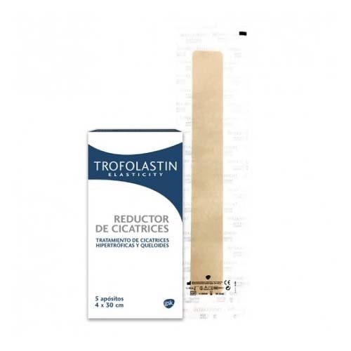 Trofolastin reductor de cicatrices (5 unidades 4 x 30 cm)