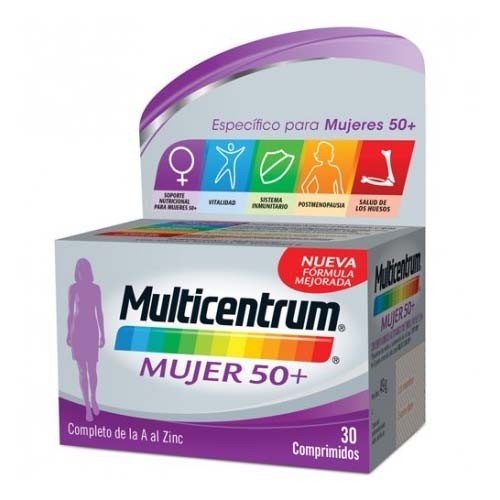 Multicentrum mujer 50+ (30 comprimidos)