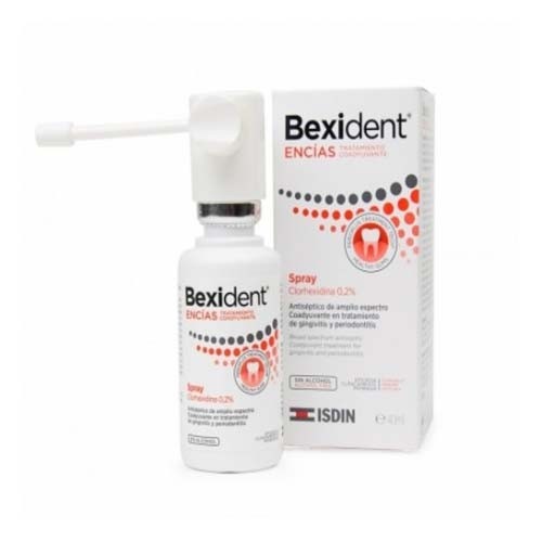 Bexident encias spray clorhexidina 0,2% - tratamiento coadyuvante (1 envase 40 ml)