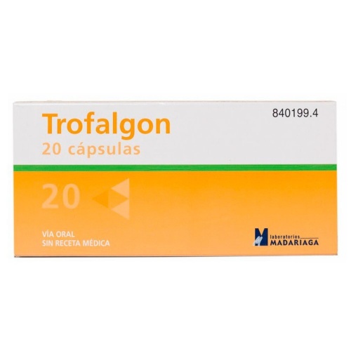 TROFALGON CAPSULAS DURAS , 20 cápsulas