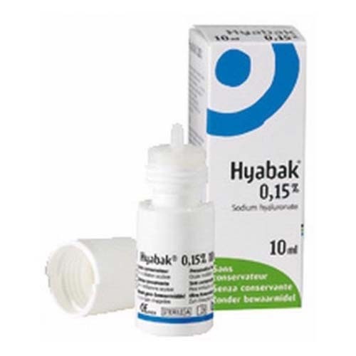 Hyabak 0,15% - solucion hidratante lentes de contacto (1 envase 10 ml)