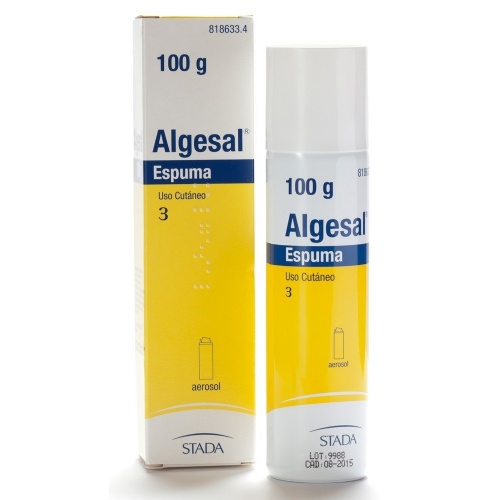 ALGESAL ESPUMA, 1 envase a presión de 100 g