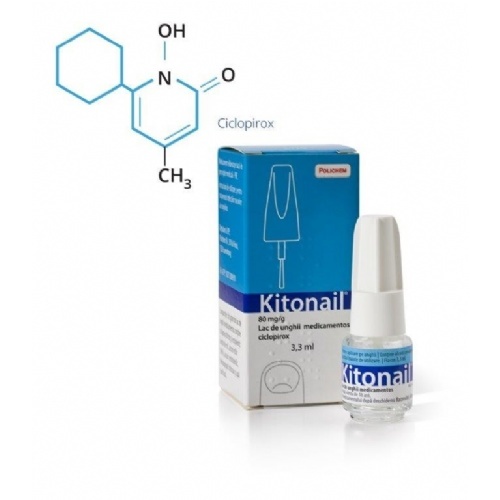 KITONAIL 80 MG/G BARNIZ DE UÑAS MEDICAMENTOSO, 1 frasco de 3,3 ml