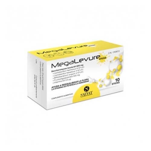 MEGALEVURE 10 STICKS PLATANO