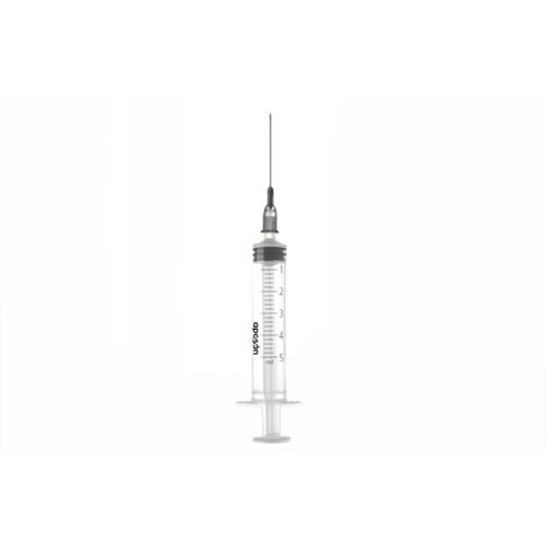 Jeringa c/aguja esteril - aposan (g21 ui 0.8 x 40 mm 5 ml)