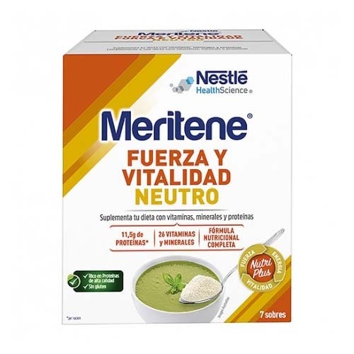 Meritene neutro al plato (7 sobres 50 g sabor neutro)