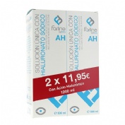 Farline optica solucion unica con hialuronico  2 envases 500 ml duplo