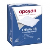 Empapador ultra absorbente - aposan (20 unidades 90 cm x 60 cm)