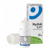 Hyabak 0,15% - solucion hidratante lentes de contacto (1 envase 10 ml)