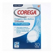 Corega oxigeno bio-activo - limpieza protesis dental (30 tabletas)