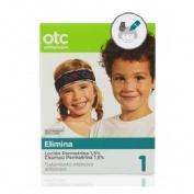 Otc antipiojos pack permetrina 1.5% (1 envase 100 ml locion + 1 envase 125 ml champu)